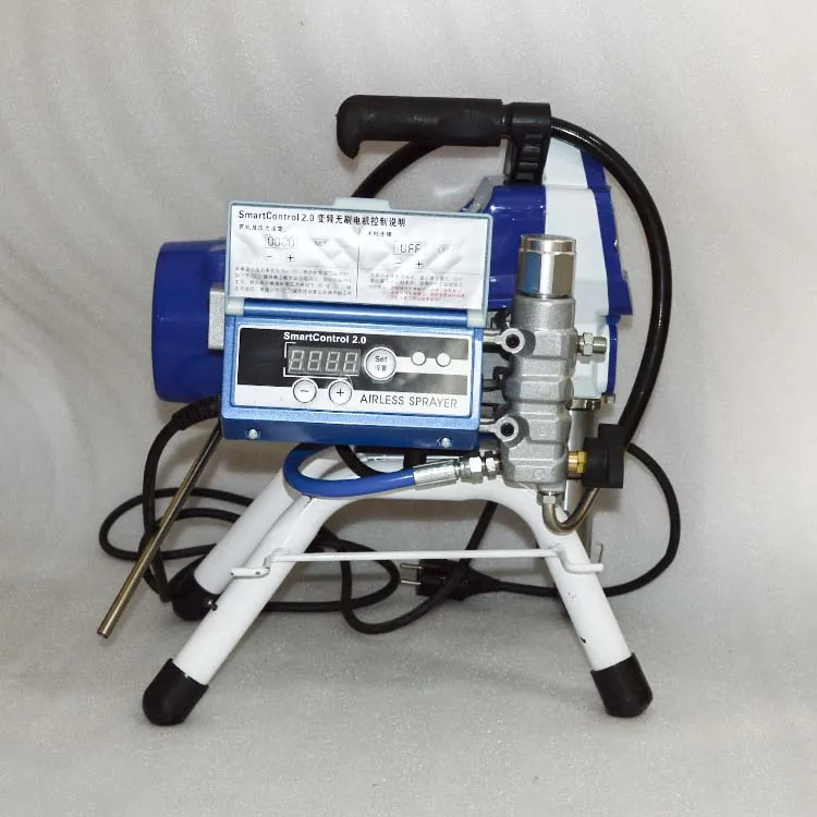 2500W Brushless Electronic Pressure Adjustable Airless Spraying Machine Latex Pa