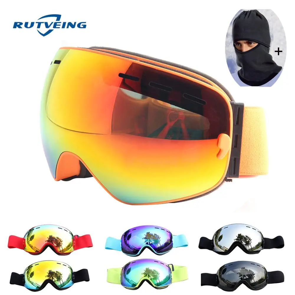 2020 HOT Ski Goggles Men Women Snowboard Goggles Glasses for Skiing UV400 Protection Snow Skiing Glasses Anti-fog Ski Mask