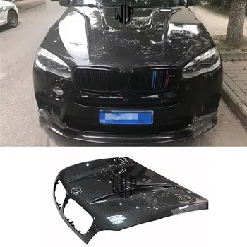 

F15 X5 High Quality Carbon Fiber Front Engine Hood Bonnets Engine Covers For BMW F15 X5 H style 2014UP Car Body Kit