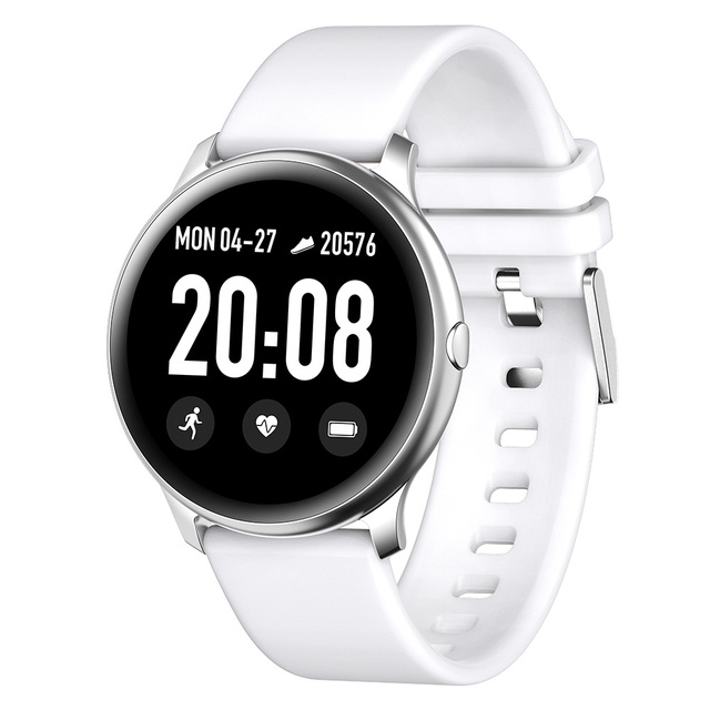 2020 fashion Womens Smart Watches Waterproof Sports Fitness Watch Luxury Heart Rate Smart Watch for women For Android IOS