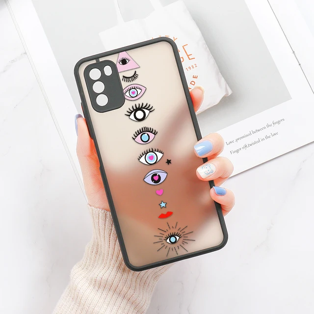 A03S Case For Samsung S21 Ultra Case S20 FE Plus Back Cover Hard PC Funda For Samsung A52 Galaxy A52S 5G A32 A12 A22 A72 Cases I362