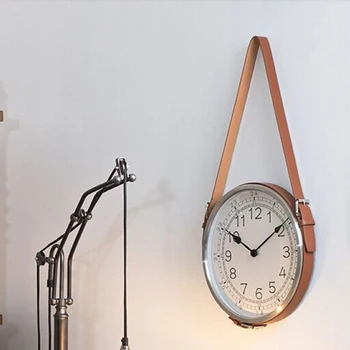 

Modern Living Room Wall Clock Creative Design Rustic Home Decor Decorative Wall Clock Salon Saati Watch Household Items L