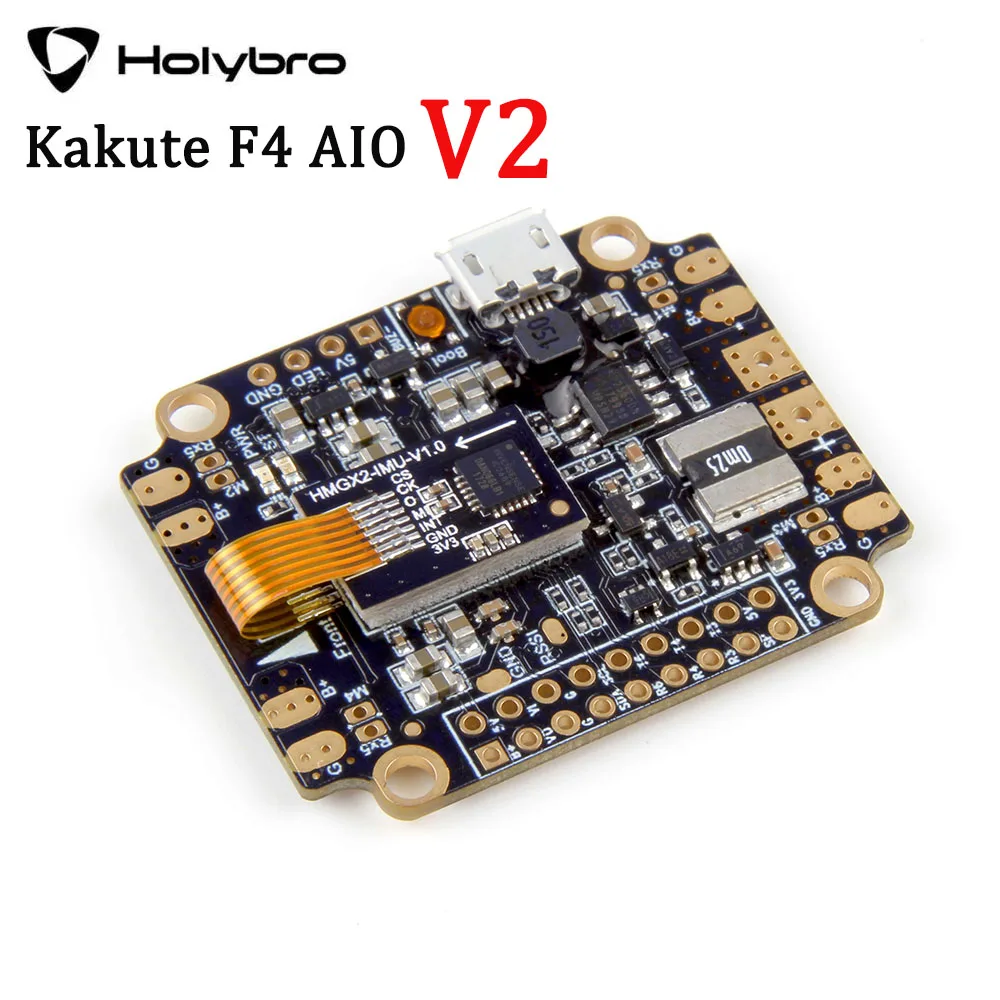 Контроллер полета Holybro Kakute F4 AIO V2 STM32 F405 с контроллером Betaflight OSD для FPV Дрон