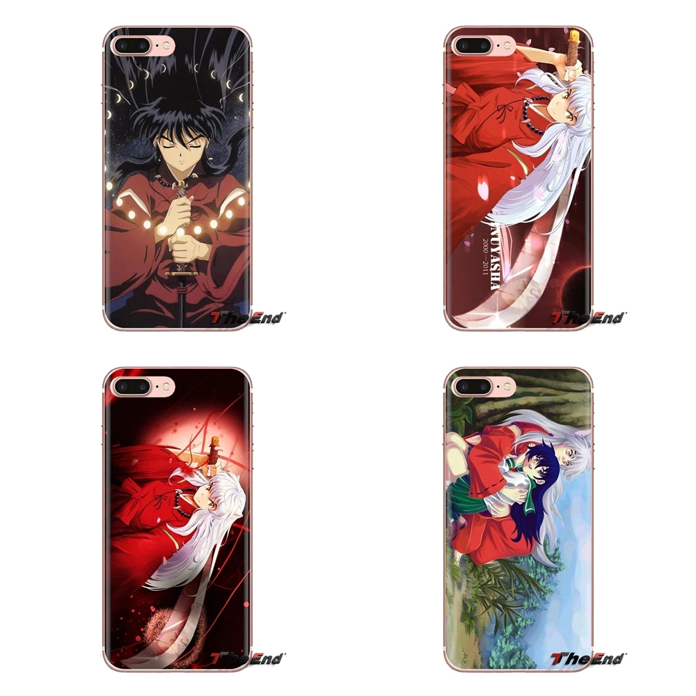 For Samsung Galaxy S2 S3 S4 S5 MINI S6 S7 edge S8 S9 Plus Note 2 3 4 5 8 Coque Fundas Anime Watch InuYasha Online Soft TPU Cover |
