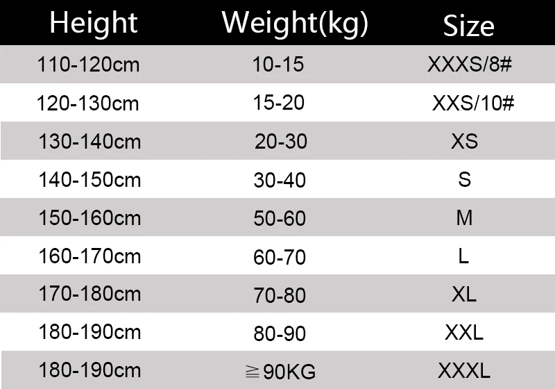 Muay Thai Shorts Size（中文）-恢复的