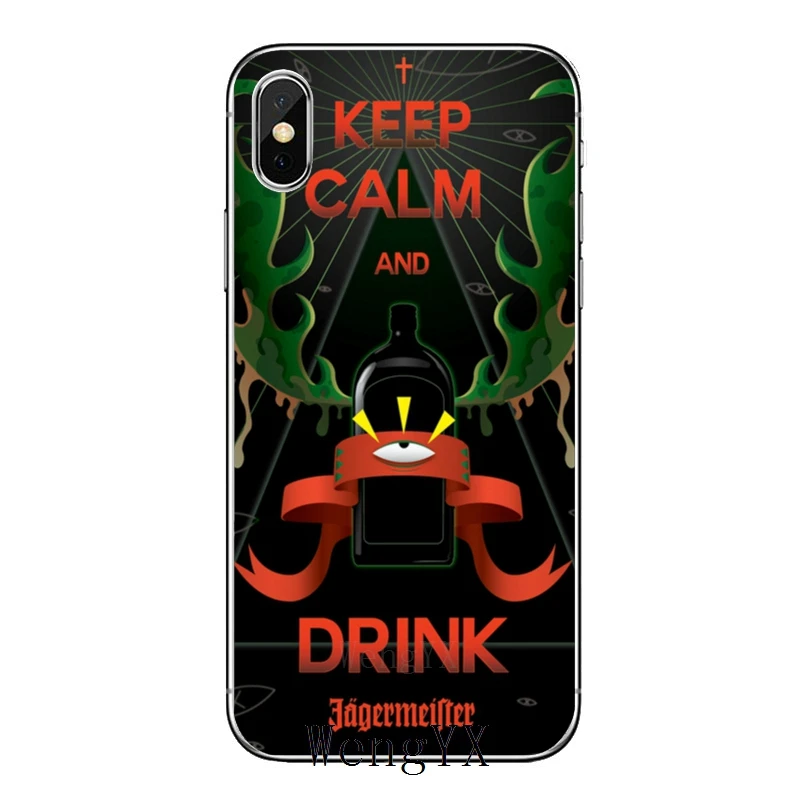 Прозрачный чехол для телефона для Xiaomi Redmi Note 7 6 6A 5A 4 4A 3 pro S2 5 плюс 4x Pocophone F1 логотип ЕГЕРМЕЙСТЕР - Цвет: Jagermeister-B-01