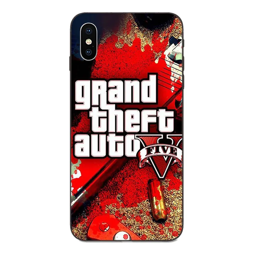 Gta SA Grand Theft Auto 5 V для Galaxy A8 A9 звезды Примечание 4 8 9 10 S3 S4 S5 S6 S7 S8 S9 S10 Edge Lite Plus Pro