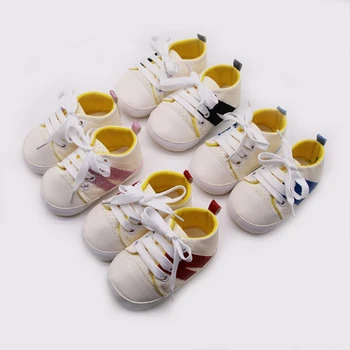

Stylish Infant Boys Girls PU Casual Sneakers Anti-Slip Soft Bottom Walking Shoes 0-18 Months Baby Shoes