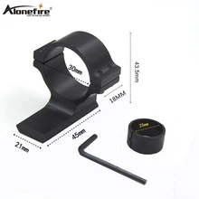 Alonefire M-24 25-30 мм кольцевой адаптер 21 мм рельсовые базы Вивер Пикатинни пневматическая винтовка стрелочный оружейный лазерный прицел охотничьи крепления
