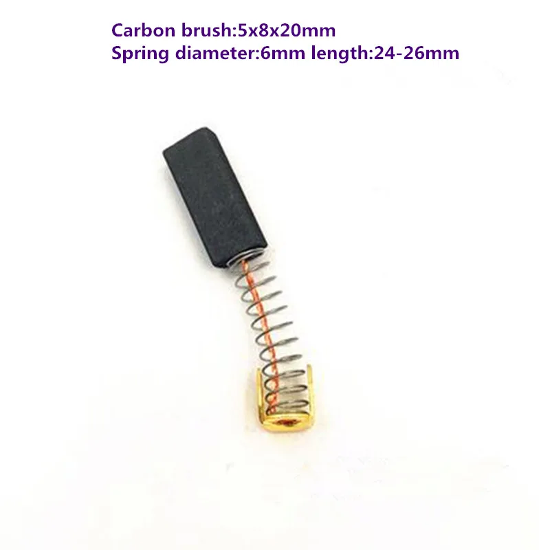 5x8x10mm NEW Carbon Brushes ATLAS COPCO SB6100 drill 
