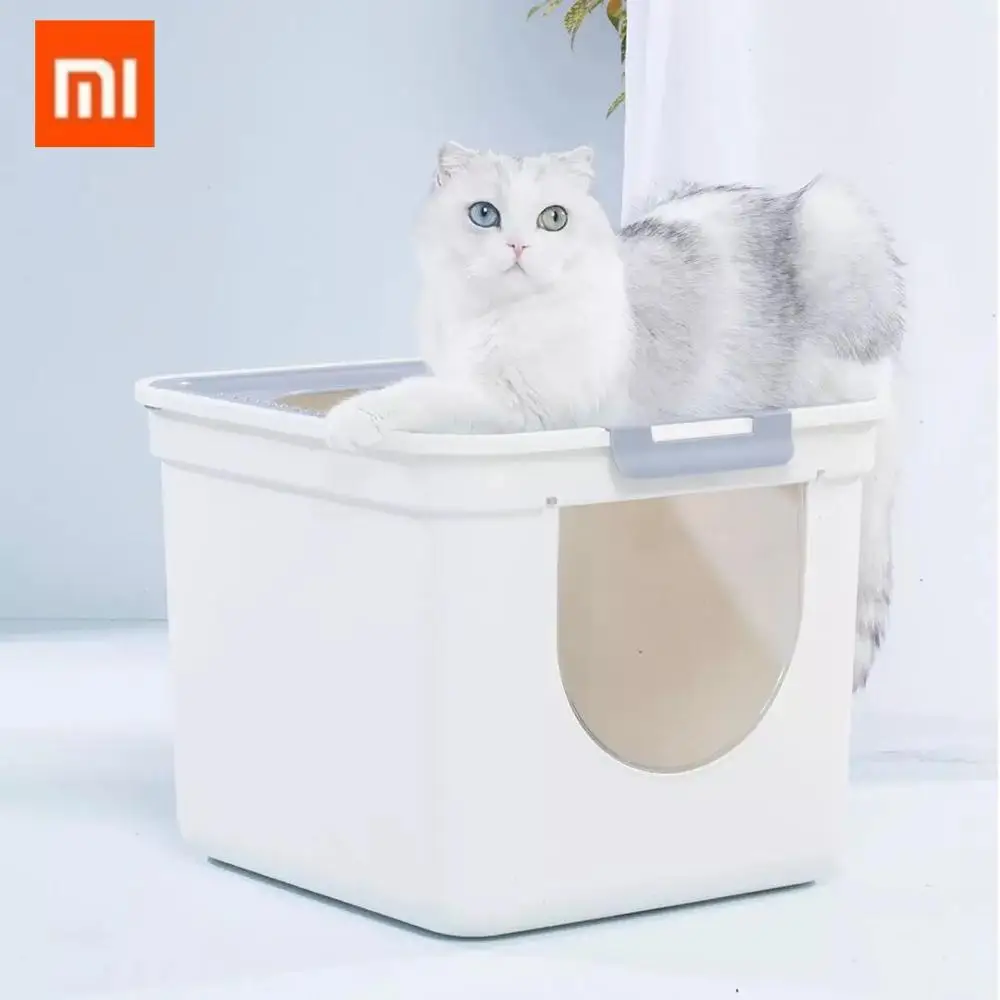 Xiaomi FURRYTAIL Cat Litter Box Toilet Close Pet Cats Potty Litter