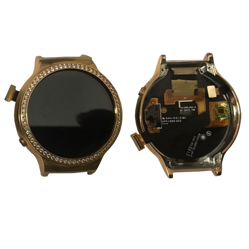 Tanie Lcd z ramką do zegarka Huawei watch1 1 wyświetlacz LCD 1. Generacji z ekranem dotykowym montaż czujnika digitizera bez przycisku