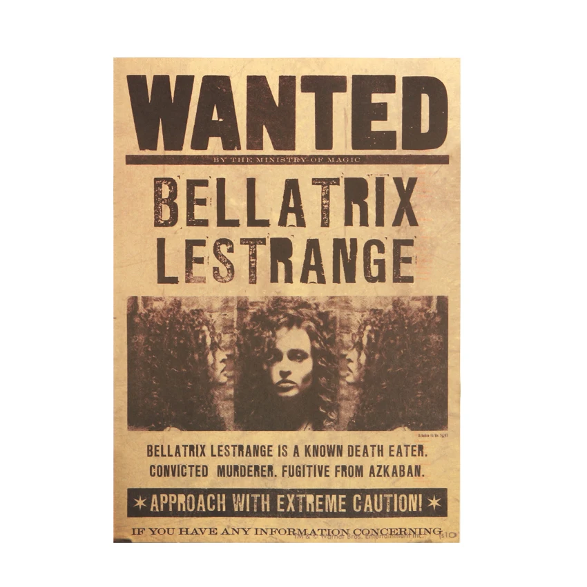 Захотел Bellatrix lestranna винтажный Ретро Крафт плакат декоративные картины 42X30 см