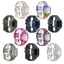 Adequado para-garmin garminfit jr3 e-garmin vivofit jr.3 universal relógio para crianças cor sólida/cor pulseira de silicone, x6hb