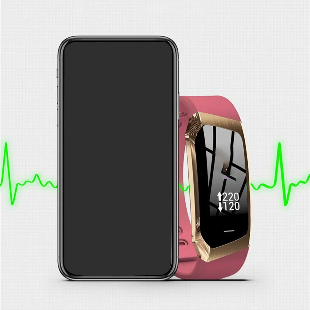 Smart Band Color Touch Screen Wristband Waterproof Oxygen Heart Rate Monitor Bracelet Sport Fitness Tracker