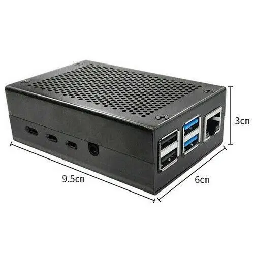 EastVita подходит для Raspberry Pi 4 Металлический корпус защитный корпус чехол r20