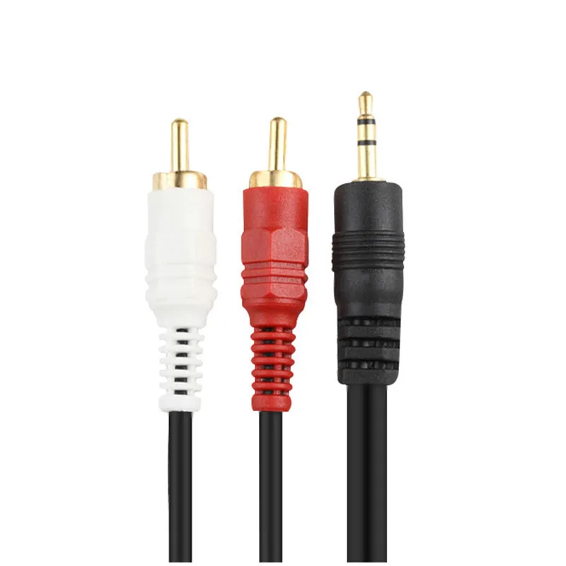 3 5 мм мужской разъем для AV 2 RCA Мужской стерео Музыка Аудио Кабель AUX Mp3 Pod Телефон ТВ