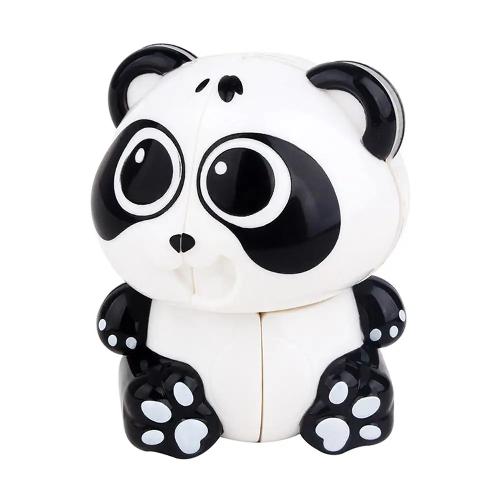 Kuulee Littile Panda Pocket Cube Novel Key Ring Magic Cube Toy Pocket cube ABS Panda pocket cube - Цвет: Little Panda Second