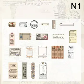 

Vintage Ticket Paper Stickers Scrapbooking Planner Card Making