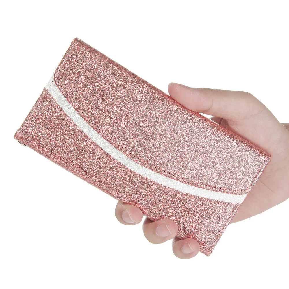 L-FADNUT Glitter Luxury Wallet Case For Apple iPhone X Xr Xs 11 Pro Max 6 6S 7 8 Plus 5 5S SE Leather Slim Shockproof Girl Cover | Мобильные