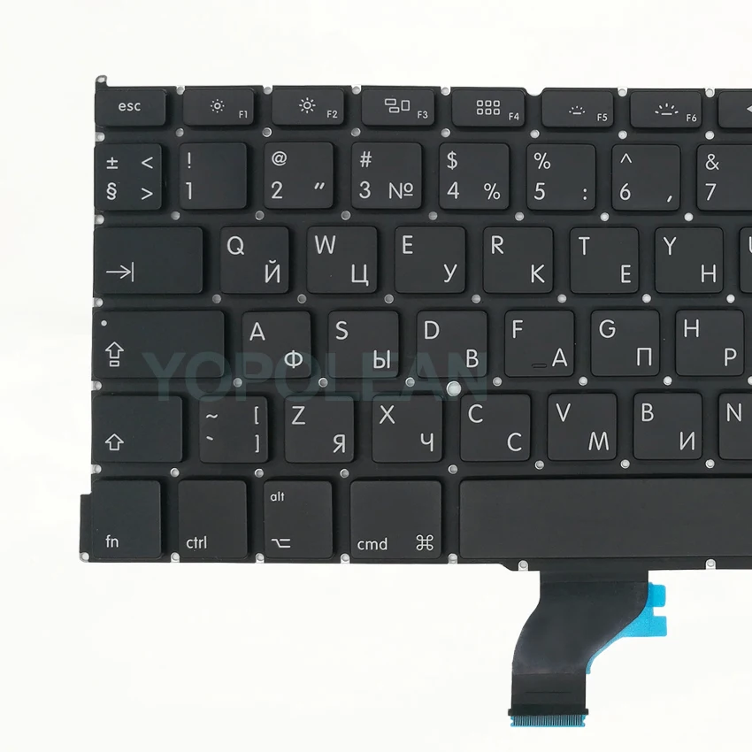 Ноутбук с русской клавиатурой для Macbook Pro Retina 13 &quotA1502 RU Россия 2013 2014 2015