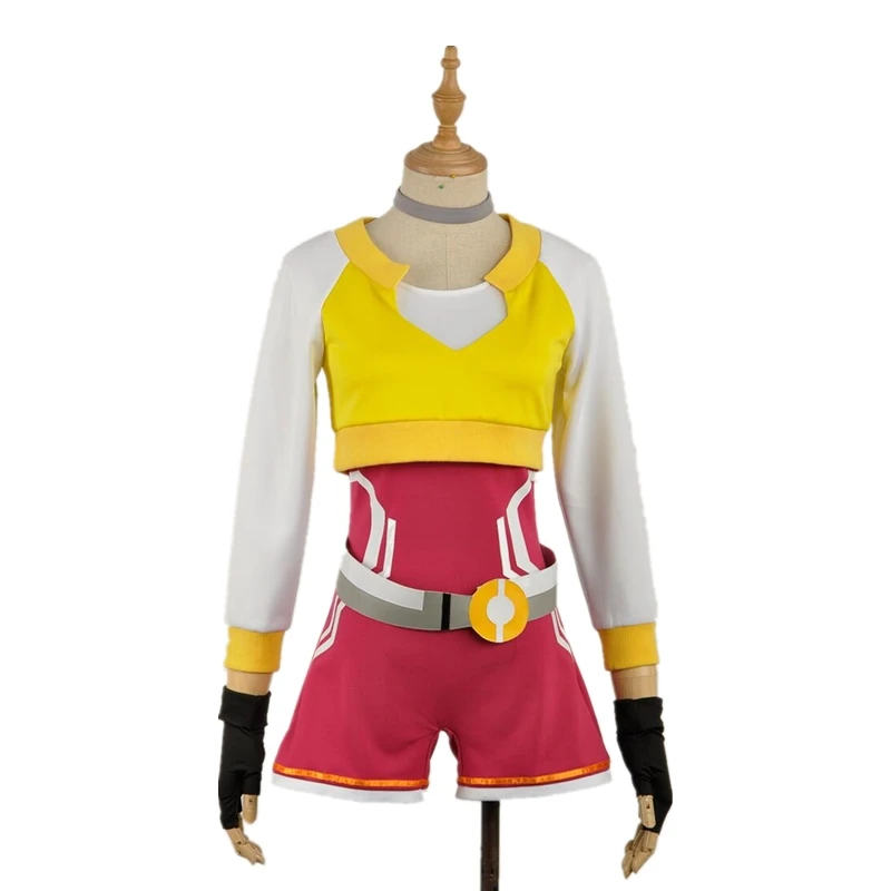 Costume Костюм желтой команды Pokemon Go для косплея, тренировочная форма для хеллоуина и Рождества, женские костюмы - Color: Costume