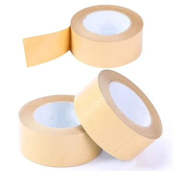 

50M Kraft Paper Masking Tape Brown Adhesive Tape DIY Scrapbooking Sealed Carton Painting Sticker Label Tape for Packaging Tool