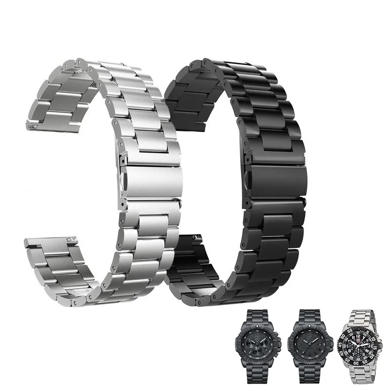 Твердый браслет из нержавеющей стали для часов Luminox 3050 3051 3080 3150 23 мм ширина
