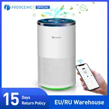 Proscenic A8 Purificateur d'air avec contrôle d'application, 4 modes de nettoyage, filtration multiple