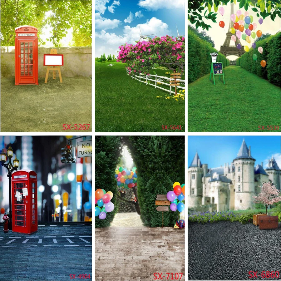 Реквизит для фотосъемки Nitree фон фотостудии детской на открытом воздухе