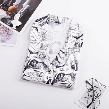 

Pyjamas Female Summer Silk Thin Section Mid-Sleeved Shirt Dress Cute Japanese Cat Night Dress Home Service Can Be Worn Outside