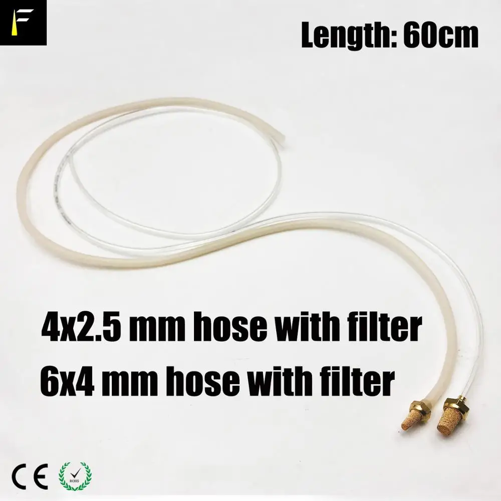 Filters Hose Stage Water Fog Smoke Mist Machine Part Filter with Hose 60cm fog machine filter For Dj Disco Fogger Steam Disinfecting Smoke Machine