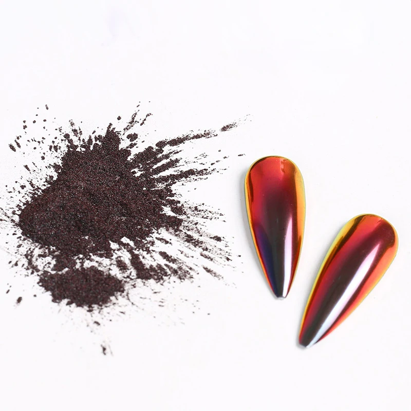 Chameleon Mirror Nail Powder Glitter Decoration Gel Polish Nail Art Dust Metallic Metal Chrome Pigment Dazzling Accessory nail powder,nail pigment,nail glitter,nail decoration,nail decorations
