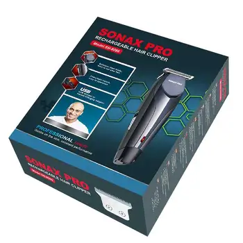 

USB Rechargeable Cordless Electric Clipper Hair Clippers Home Barber Gift Kit Hair Trimmer With Cutting Combs