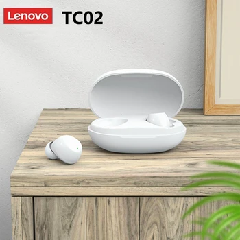 

Lenovo TC02 Bluetooth Earphone TWS airpods Waterproof auriculares in-ear Earplugs Headset for Huawei Xiaomi IOS Android