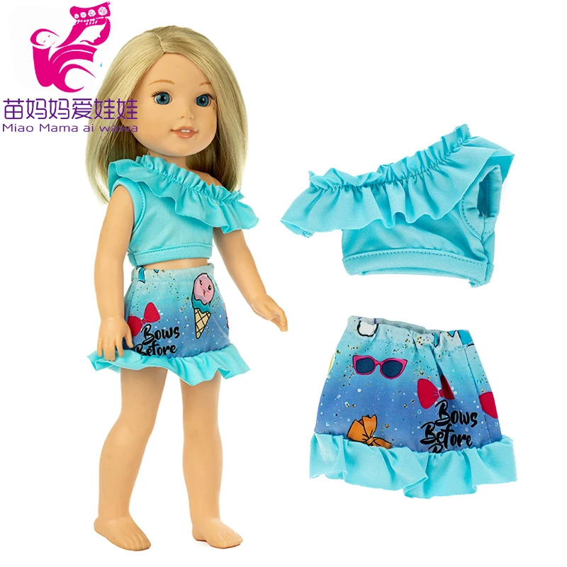 14,5 дюймов Camille Wellie Wishers кукольная одежда платье Camille 38 см 40 см Нэнси кукольная юбка подарок для маленькой девочки - Цвет: A1