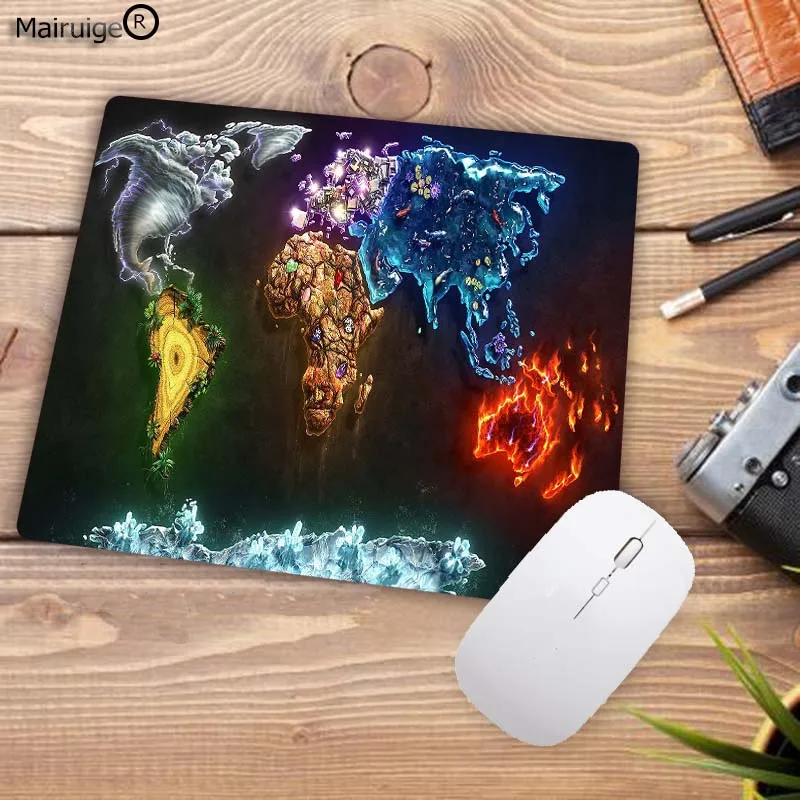 MRGBEST Diamonds Earth Map RGB Large Gaming Mouse Pad Lockedge Mouse ...