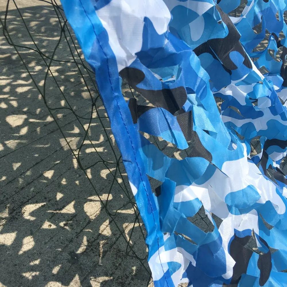 Камуфляжные сетки для сада WELEAD синие армированные навес защиты от солнца