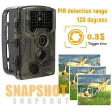 Охотничья камера 20 М 1080p HD Trail камера 3g 16MP ночного видения безопасности IP65 HC-800G животных 0,2 s IR WCDMA