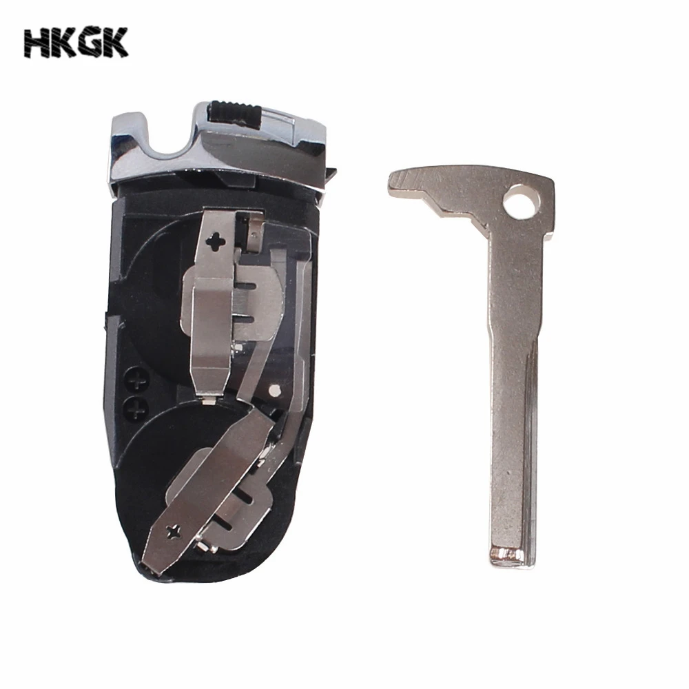 Key Shell 3 button Smart Key Case Shell With Battery Clamp Holder For Mercedes Benz W211 A C E G S R SL ML GML CL GL CLS CLA CLK SLK GLK
