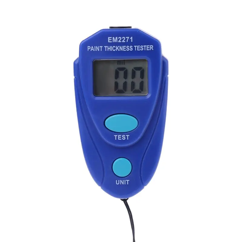

LCD Digital Mini Automobile Thickness Gauge Car Paint Thickness Coating Meter Tester 0.0-2.0mm