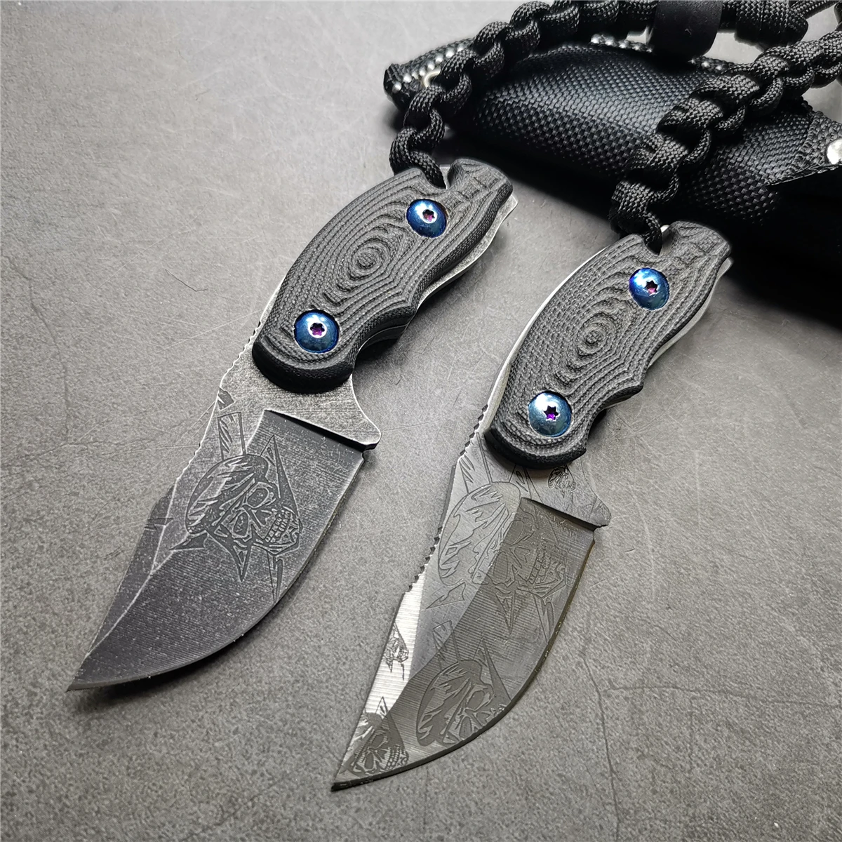 4 7 &quotножи 55 56HRC тактические складные ножи G10 Ручка Открытый Кемпинг выживания