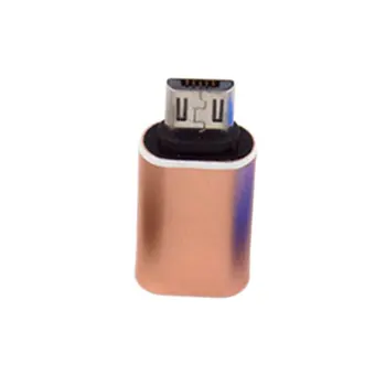

Type-c Female To Android Male Aluminum Adapter Type-c To Micro Mobile Phone High Light Conversion Head for Phone Tablet