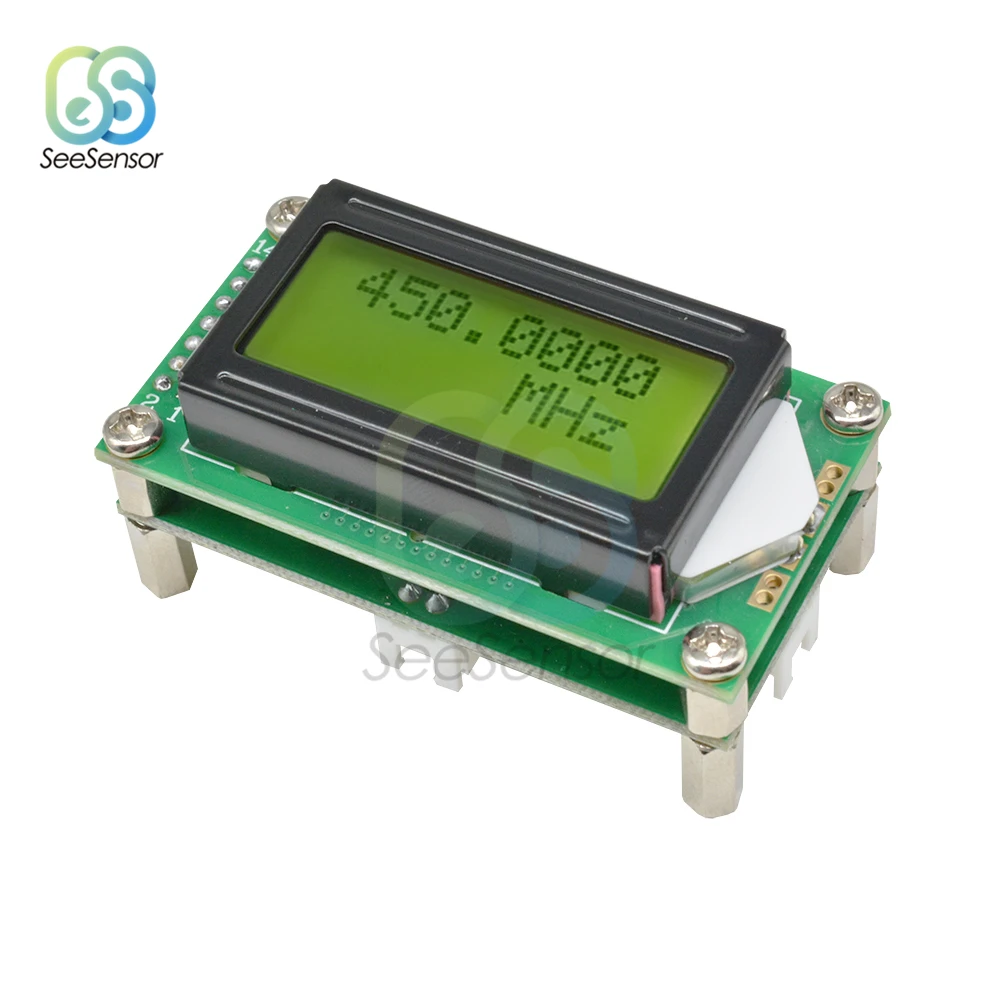 1MHz-1.2GHz RF Frequency Counter Tester PLJ-0802-E Digital LCD screen display Meter Ham Radio DC 9-12V frequency counter tester frequency meter