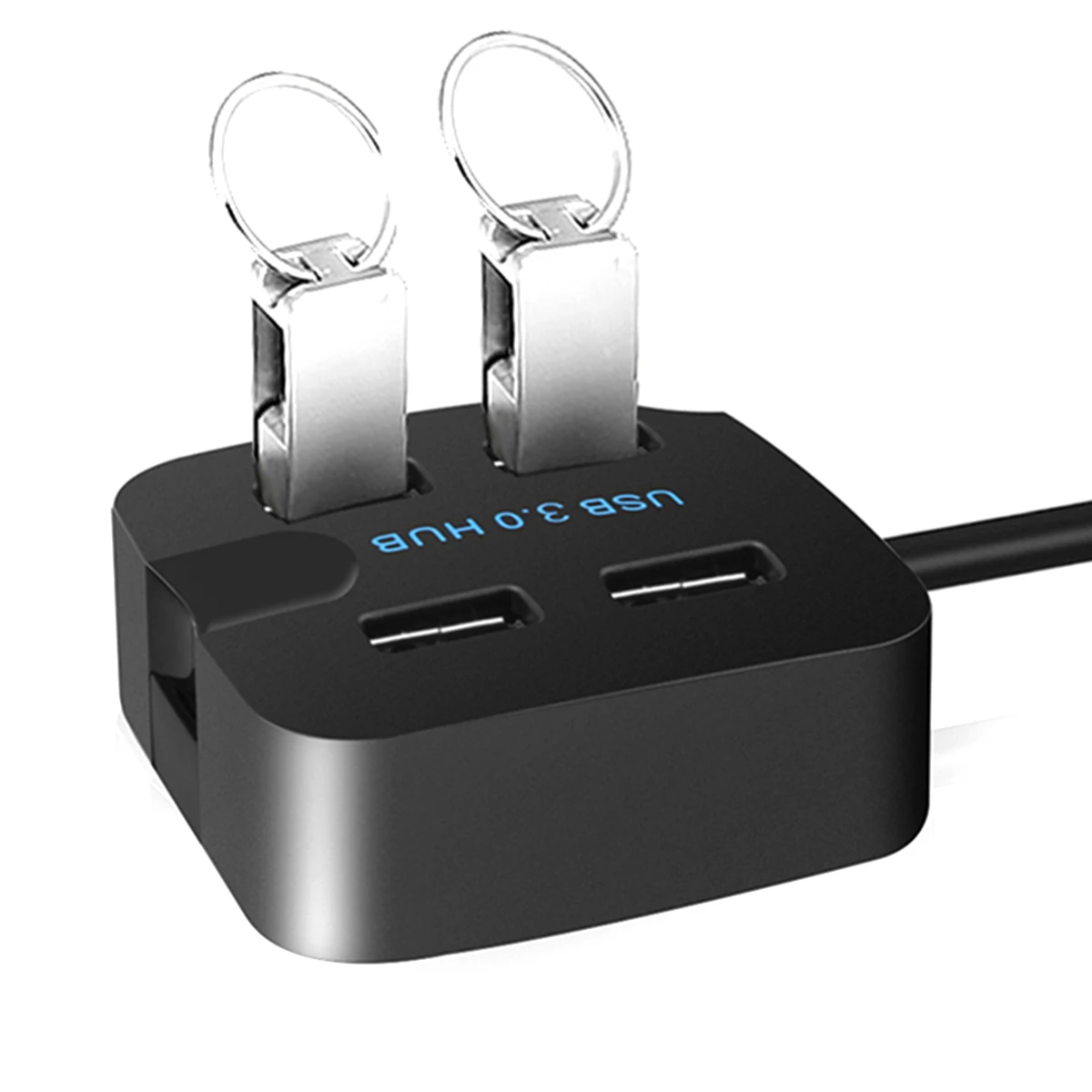 4 портовый концентратор USB 3 0 подключи и играй разветвитель адаптер с кронштейном