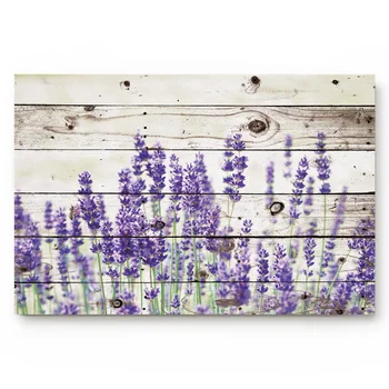 

Purple Lavender Retro Background Non-slip Bathroom Accessories Door Mat