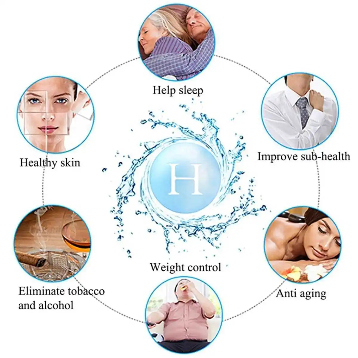 420ML Portable Water Filter Rich Water Generator Drinking Water Cup Filter Healthy Bottle Cup Water Ionizer Bottle