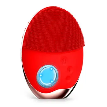 

Electric Facial Cleansing Brush 7 Frequency Vibration Colorful Light Massager