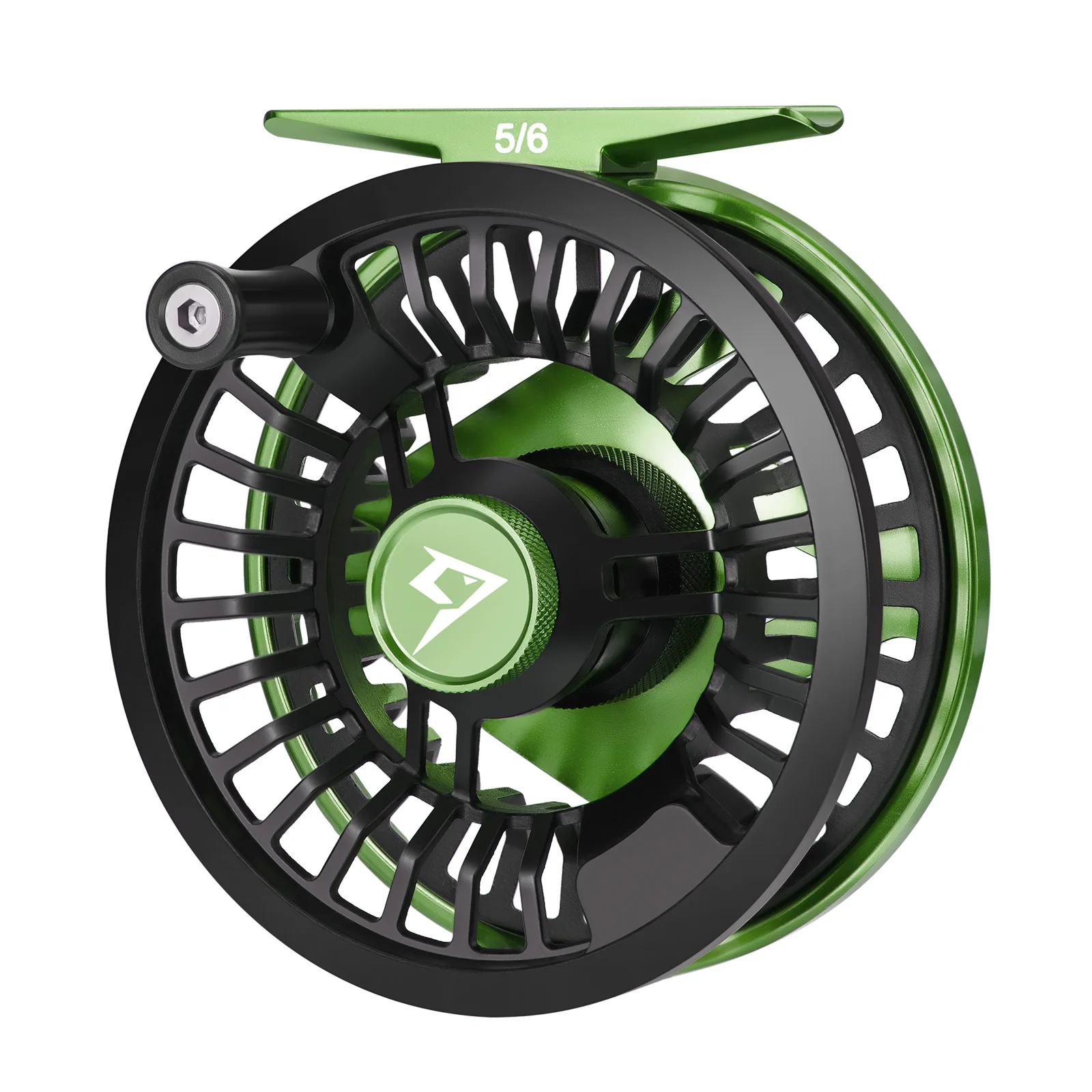 Piscifun AOKA XS Fly Reel Sealed Double Click Carbon Fiber Drag System CNC  Machined 3 4 5 6 7 8 WT Fly Fishing (Fruit Green)