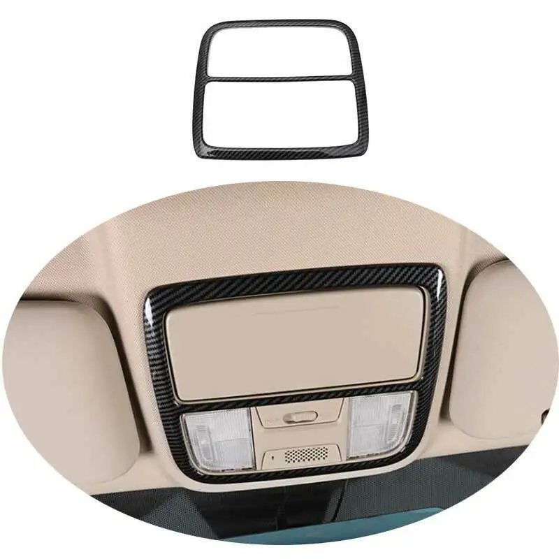

For Honda CRV CR-V 2012-2016 Carbon Fiber Front Reading Light Lamp Cover Trim